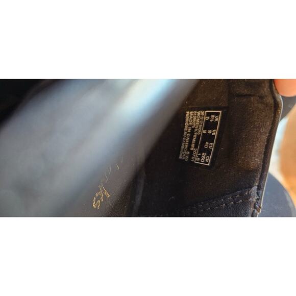 Clarks Womens Sheer55 Horsebit Heeled Tassel Loafers Black Leather US 9 EU 40 - Picture 5 of 5